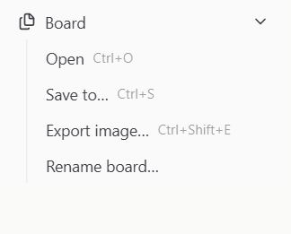 Open a board